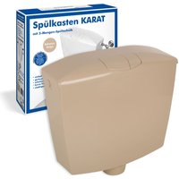 Sanitop-Wingenroth Spülkasten Karat Tiefspülkasten mit Zwei-Mengen-Technik 3,5 oder 6 - 9 l Geräuscharm und vollisoliert Variabler Anschluss Beige Sanitop-Wingenroth Spülkasten Karat Tiefspülkasten mit Zwei-Mengen-Technik 3,5 oder 6 - 9 l Geräuscharm und vollisoliert Variabler Anschluss Beige von SANITOP WINGENROTH