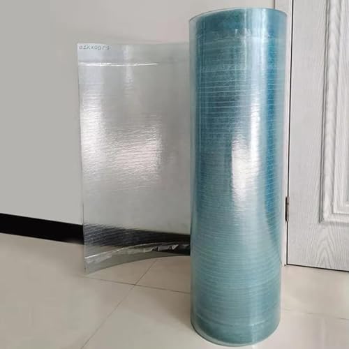 Polycarbonat Dachplatte,UV-Schutz Gewächshausplatten Stegplatten,Transparente Multifunktions-Kunststoffplatten,Isolierplatten,Abdeckung Glasfaser Für Garten Terrassen Balkon (0.5x1m) von SANJIAOJIA