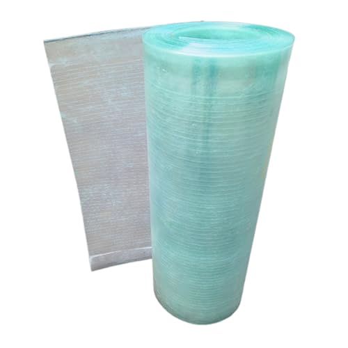 Polycarbonat Gewächshausplatten,1,2mm Dicke Wasserdichte UV-Schutz Dachplatte aus Glasfaser,Transparente Multifunktions-Kunststoffplatte,Tageslichtplatten,Leicht zu Schneiden (1m x 18m) von SANJIAOJIA