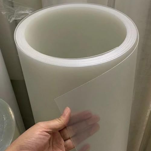 SANJIAOJIA Klare Mattierte Kunststoffplatten,Acrylplatten,1mm Dicke Polypropylen Platte,Wetterfester Sichtschutz Für Balkon,Für DIY Projekte Und Heimanwendungen,Anpassbar (0,6m x 8m) von ＳＡＮＪＩＡＯＪＩＡ