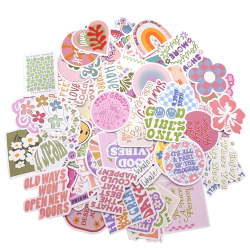 SANJSJHXJ 100 Pack Waterproof Inspirational Stickers with Danish Soft Aesthetic for Scrapbooking, Laptops, Water Bottles, Skateboard - Perfect Sticker fotoalbum & Kindle Sticker Decor SANJSJHXJ 100 Pack Waterproof Inspirational Stickers with Danish Soft Aesthetic for Scrapbooking, Laptops, Water Bottles, Skateboard - Perfect Sticker fotoalbum & Kindle Sticker Decor von SANJSJHXJ