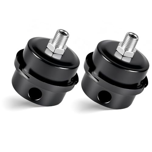 2 Stück Luftkompressor Schalldämpfer Schalldämpfer 1/2" Gewinde Schwarz Metall Ansaugfilter Schalldämpfer, Kompressor Luftfilter Luftkompressor Ansaugfilter Schalldämpfer für öllosen Luftkompressor von SANKESONG