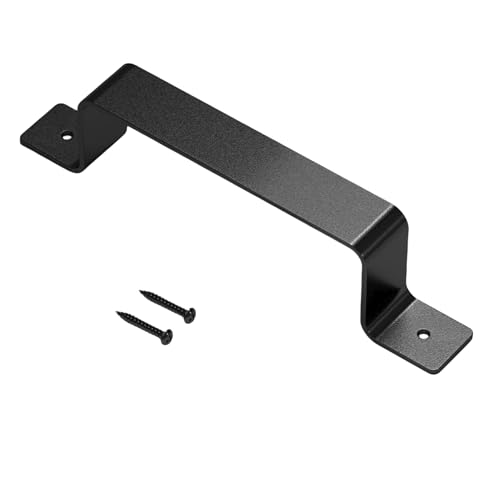 SANKEYTEW 1 Stk Scheunentor Griff,Scheunentürgriffe,Schiebetürgriffe,Schiebetür Handgriff,Schiebetür Griff,Scheunentorgriff,Schiebetürgriff,massive Stahltürgriff,Schrank Türgriff,Griffe Schwarz von SANKEYTEW