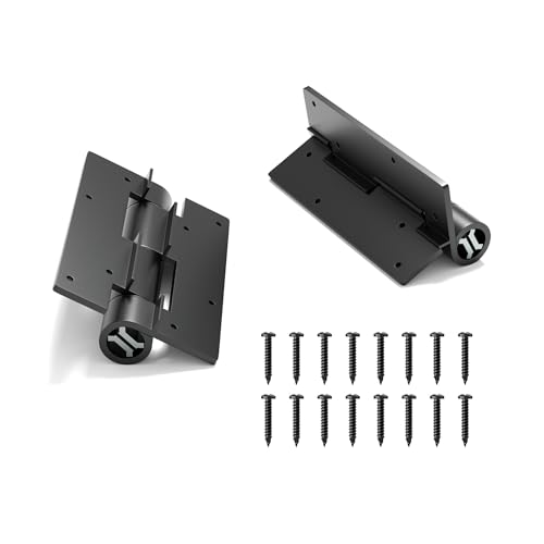SANKEYTEW Selbstschließendes Scharnier, 14 cm, mattschwarz, automatisches Schließen, verstellbar, selbstschließend, Aluminium-Torscharniere für Metalltore, 4 Stück SANKEYTEW Selbstschließendes Scharnier, 14 cm, mattschwarz, automatisches Schließen, verstellbar, selbstschließend, Aluminium-Torscharniere für Metalltore, 4 Stück von SANKEYTEW