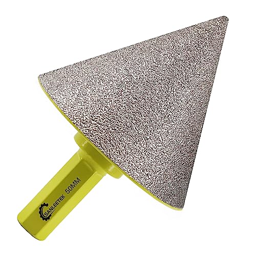 Diamant Fasenbohrer 50mm Fliesenfräser SANLEETEK - Anfasen, Formen, Vergrößern und Schleifen von Löchern in Keramikfliesen, Porzellan, Marmor, Granit, Sechskant-Schaft Diamant Fasenbohrer 50mm Fliesenfräser SANLEETEK - Anfasen, Formen, Vergrößern und Schleifen von Löchern in Keramikfliesen, Porzellan, Marmor, Granit, Sechskant-Schaft von SANLEETEK
