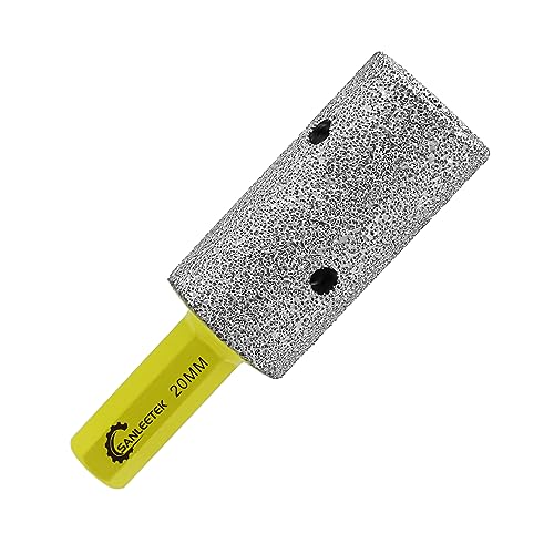 Diamant Fingerfräser 20mm mit Sechskantschaft Vergrößern Formgebung Trimmen Vorhandener Löcher in Fliese Porzellan Keramik Marmor Granit Kunststein SANLEETEK von SANLEETEK