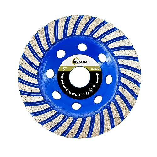 Diamantschleifteller 125mm Turbo Reihe Diamantschleiftopf für Polieren und Reinigen Granit Marmor Beton Mauerwerk Kunststein für Winkelschleifer SANLEETEK Diamantschleifteller 125mm Turbo Reihe Diamantschleiftopf für Polieren und Reinigen Granit Marmor Beton Mauerwerk Kunststein für Winkelschleifer SANLEETEK von SANLEETEK