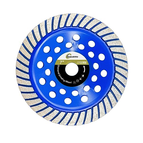 Diamantschleifteller 180mm Turbo Reihe Diamantschleiftopf für Polieren und Reinigen Granit Marmor Beton Mauerwerk Kunststein für Winkelschleifer SANLEETEK Diamantschleifteller 180mm Turbo Reihe Diamantschleiftopf für Polieren und Reinigen Granit Marmor Beton Mauerwerk Kunststein für Winkelschleifer SANLEETEK von SANLEETEK