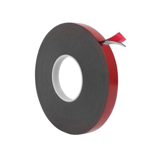 SANLI TAPE Doppelseitiges Klebeband Extra Stark Multifunktionales Montageband klebestreifen Wasserfest Hochtemperaturbeständig Doppelklebeband Double sided foam tape for war (12mm x 10m) von SANLI TAPE