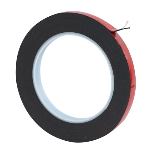 SANLI TAPE Doppelseitiges Klebeband Extra Stark Multifunktionales Montageband klebestreifen Wasserfest Hochtemperaturbeständig Doppelklebeband für Auto, Elektronik, Hergestellt, Wohn (10mm x 5m) von SANLI TAPE