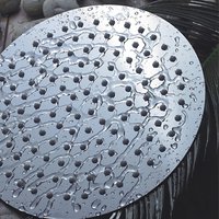 Sanlingo - Edelstahl Regendusche Rund 250mm Durchmesser Dusche von von SANLINGO