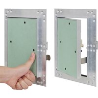 Revisionsklappe Revisionstür Aluminium-Rahmen Gipskarton Revisionstür 30x30 cm V2Aox Revisionsklappe Revisionstür Aluminium-Rahmen Gipskarton Revisionstür 30x30 cm V2Aox von SANLINGO