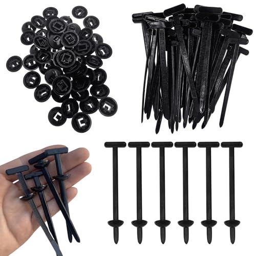 SANLIUSANJIU Nylon Universal Kabelbinder für Auto täglich Reparatur, Heavy Duty Selbstverriegelung Nylon Zip Ties Halter, Mehrzweck-Kunststoff-Kabelbinder Werkzeug (50 Stück) von SANLIUSANJIU