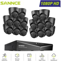 1080P 16CH Überwachungskamera Set 16x2MP Kameras,Nachtsicht Fernzugriff Email Alarm Sicherheitskamerasystem Aussen - Sannce 1080P 16CH Überwachungskamera Set 16x2MP Kameras,Nachtsicht Fernzugriff Email Alarm Sicherheitskamerasystem Aussen - Sannce von SANNCE