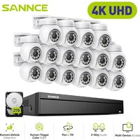 16CH Kit di videosorveglianza PoE nvr poe 8 canali con 16 telecamere cctv Sistema di telecamere di sicurezza interni esterni,2TB hdd - Sannce 16CH Kit di videosorveglianza PoE nvr poe 8 canali con 16 telecamere cctv Sistema di telecamere di sicurezza interni esterni,2TB hdd - Sannce von SANNCE