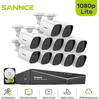 16CH Überwachungskamera 16CH dvr ir Nachtsicht Kamera Bewegungserkennung Videoüberwachungsset System 1TB - Sannce 16CH Überwachungskamera 16CH dvr ir Nachtsicht Kamera Bewegungserkennung Videoüberwachungsset System 1TB - Sannce von SANNCE