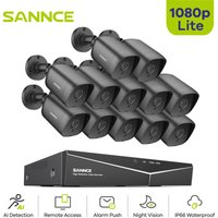 16CH Überwachungskamera Set ir Nachtsicht Fernüberwachung Email Alarm Videoüberwachungsset Kamera System - Sannce 16CH Überwachungskamera Set ir Nachtsicht Fernüberwachung Email Alarm Videoüberwachungsset Kamera System - Sannce von SANNCE