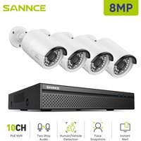 4K Überwachungskamera Set nvr 4×Kameras Smart ir Nachtsicht Wasserdichtigkeit Videoüberwachungssets - Sannce 4K Überwachungskamera Set nvr 4×Kameras Smart ir Nachtsicht Wasserdichtigkeit Videoüberwachungssets - Sannce von SANNCE