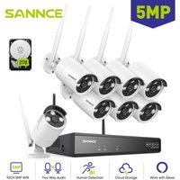 5MP Überwachungskamera Set Aussen wlan 8×Kamera Smart ir Nachtsicht Fernzugriff Videoüberwachungssets 2TB - Sannce 5MP Überwachungskamera Set Aussen wlan 8×Kamera Smart ir Nachtsicht Fernzugriff Videoüberwachungssets 2TB - Sannce von SANNCE