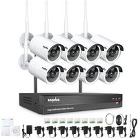 8CH Wireless cctv NVR-System 1080P nvr Wifi ir-cut 1080P ai ip CCTV-Kamera-Sicherheitssystem Videoüberwachungskit für den Außenbereich - ohne von SANNCE