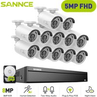Kabel Überwachungskamera Set,16CH nvr mit 3MP × 12 Sicherheitskamera, 24/7 Aufzeichnung,IR Nachtsicht Überwachungssystem,2TB hdd - Sannce Kabel Überwachungskamera Set,16CH nvr mit 3MP × 12 Sicherheitskamera, 24/7 Aufzeichnung,IR Nachtsicht Überwachungssystem,2TB hdd - Sannce von SANNCE