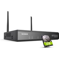 Sannce - 10CH Wireless Video Security System 5MP H.264+ Video for Home Surveillance PoE Network System Dual WiFi Mode Support Alexa - 2TB hdd Sannce - 10CH Wireless Video Security System 5MP H.264+ Video for Home Surveillance PoE Network System Dual WiFi Mode Support Alexa - 2TB hdd von SANNCE