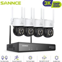 SANNCE 5MP drahtlose Sicherheitskamera mit 8-fachem Digitalzoom und intelligentem KI-Alarm zur Personenerkennung SANNCE 5MP drahtlose Sicherheitskamera mit 8-fachem Digitalzoom und intelligentem KI-Alarm zur Personenerkennung von SANNCE