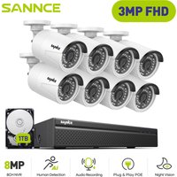 SANNCE Kit de Vidéosurveillance Exterieure 3MP 8×IP Caméras Smart IR Vision Nocturne,Détection Mouvement Kit Caméra de Surveillance Filaire 1TB SANNCE Kit de Vidéosurveillance Exterieure 3MP 8×IP Caméras Smart IR Vision Nocturne,Détection Mouvement Kit Caméra de Surveillance Filaire 1TB von SANNCE