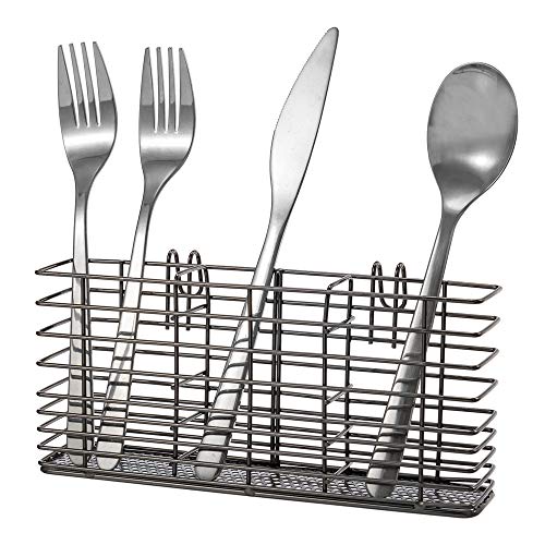 SANNO Edelstahl-Utensilien-Wäschekorb, Halter, Besteck, Utensilienhalter, Besteck-Organizer, Edelstahl-Gestell mit Haken, abnehmbarer Abtropfgestell, Besteckhalter, Schwarz SANNO Edelstahl-Utensilien-Wäschekorb, Halter, Besteck, Utensilienhalter, Besteck-Organizer, Edelstahl-Gestell mit Haken, abnehmbarer Abtropfgestell, Besteckhalter, Schwarz von SANNO