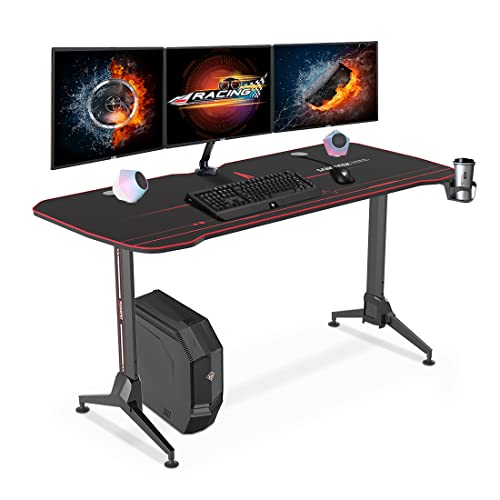 SANODESK Gaming Schreibtisch höhenverstellbarer Computertisch PC Schreibtisch mit 160cm übergrößem Desktop, Schwarz … SANODESK Gaming Schreibtisch höhenverstellbarer Computertisch PC Schreibtisch mit 160cm übergrößem Desktop, Schwarz … von SANODESK