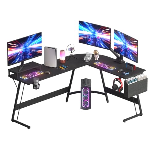 SANODESK Gaming Tisch 167x127x75cm,Schreibtisch mit Monitorständer,Eckschreibtisch,Schreibtisch L Form,Gaming Schreibtisch L-förmiger,Groß Pc Ecktisch,Schwarz SANODESK Gaming Tisch 167x127x75cm,Schreibtisch mit Monitorständer,Eckschreibtisch,Schreibtisch L Form,Gaming Schreibtisch L-förmiger,Groß Pc Ecktisch,Schwarz von SANODESK