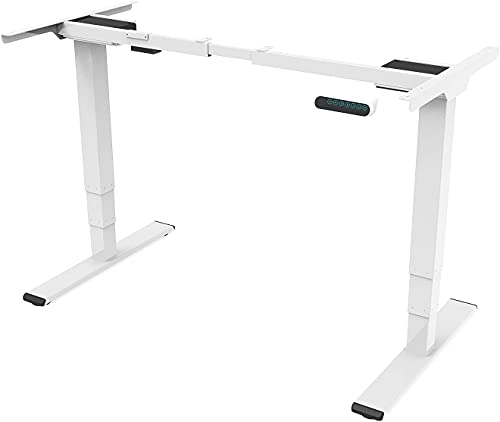 SANODESK Höhenverstellbarer Schreibtisch Gestell mit 2 starken Motoren 3-stufige tischgestell höhenverstellbar mit 4 Memory-Steuerung passt für alle gängigen Tischplatten von SANODESK