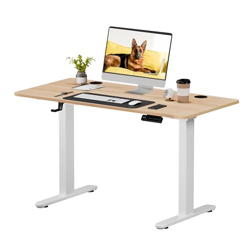SANODESK Q1 Pro Sitz- und Stehschreibtisch, 110 x 54 cm, mit 2 leistungsstarken Motoren, Belastung 120 kg, elektrisch, höhenverstellbar, stabil, Stehtisch mit Memory-Funktion und SANODESK Q1 Pro Sitz- und Stehschreibtisch, 110 x 54 cm, mit 2 leistungsstarken Motoren, Belastung 120 kg, elektrisch, höhenverstellbar, stabil, Stehtisch mit Memory-Funktion und von SANODESK