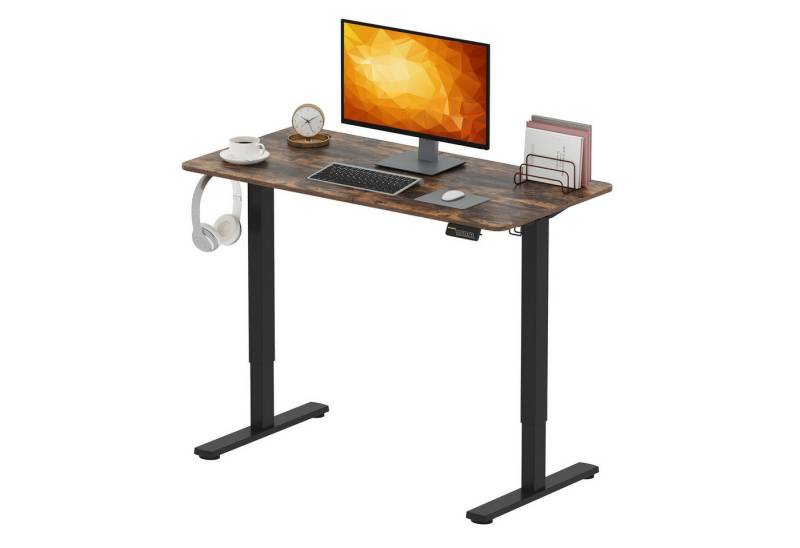 SANODESK Schreibtisch Elektrisch höhenverstellbarer Schreibtisch (2-Fach-Teleskop mit Memory-Steuerung), schnelle Montage, verschiedene Größen zur Auswahl von SANODESK