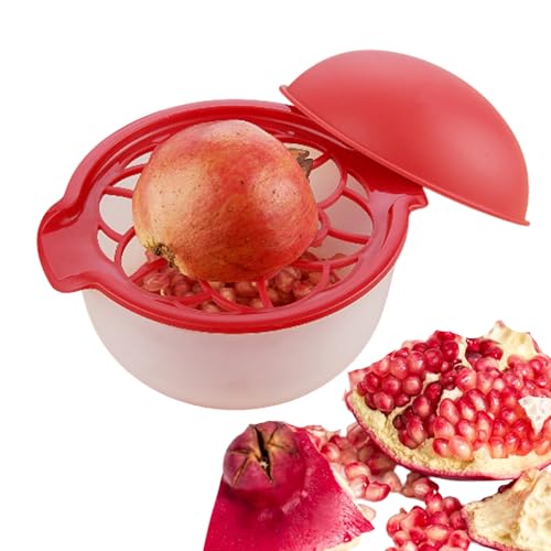 Queen.Y Silikon Granatapfel Schüssel und Schäler - Peeling Werkzeug für Entfernen Zellstoff und Trennung von SANON