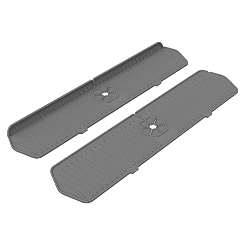 SANON Wasserhahn Matte,Wasserhahn Silikon Spritzschutz,KüChe Wasserhahn SpüLe Spritzschutz,Wasserhahn WasserfäNger Matte für Küche Badezimmer Arbeitsplatte SchüTzen 61cm X 14.8cm von SANON