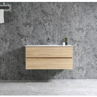 Badmöbel Corbo 100 Braun von SANOTECHNIK