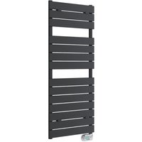 Designheizkörper E-Pisa, Mattschwarz, 1213 x 500 mm Designheizkörper E-Pisa, Mattschwarz, 1213 x 500 mm von SANOTECHNIK