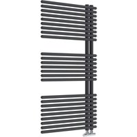 Designheizkörper Wien, mattschwarz, 113,2 x 60 cm Designheizkörper Wien, mattschwarz, 113,2 x 60 cm von SANOTECHNIK