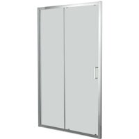 Elite Chrom Schiebetüre mit Soft Close, 98-100 x 195cm von SANOTECHNIK