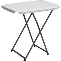 Tisch klappbar weiß 75x50x(56-73) cm von SANOTECHNIK