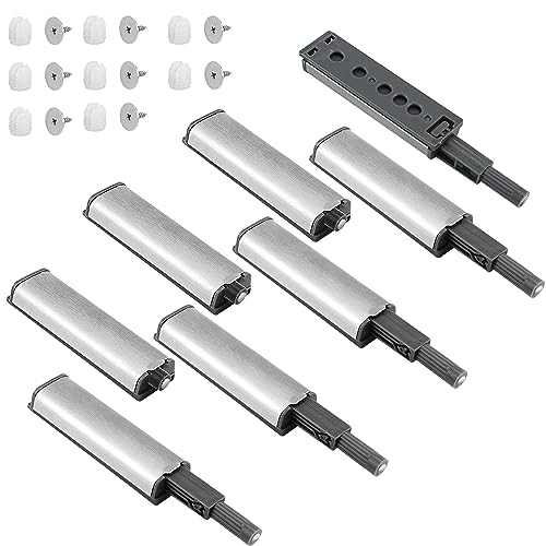 Drucktüröffner Push to Open Türöffner 8Stück Magnetschnäpper Türdämpfer Schranktür Dämpfer Druck-Mechanismus für Schränke Schubladen Spanplatten Sideboards Boote von SANOU