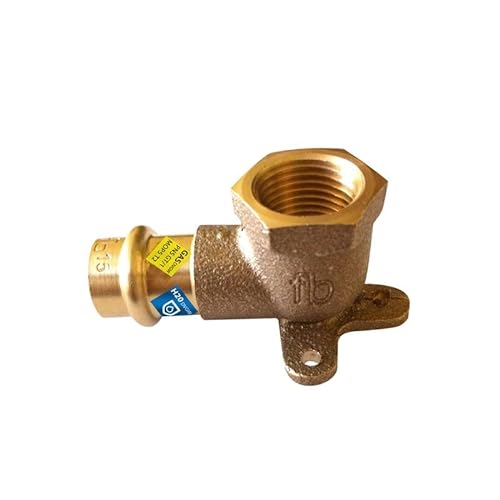 Sanpro Pressfitting Wandwinkel - Wandscheibe IG, Größe V 12-1/2" - 34 mm (Kupfer Gas Wasser Trinkwasser Heizung Sanitär Fittings Fitting Kupferleitung) von Sanpro