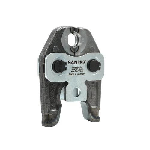 Sanpro Pressbacke/Presszange - Z.B. für Kupfer-Fittings + Kupferrohr Pressen (V12) von Sanpro
