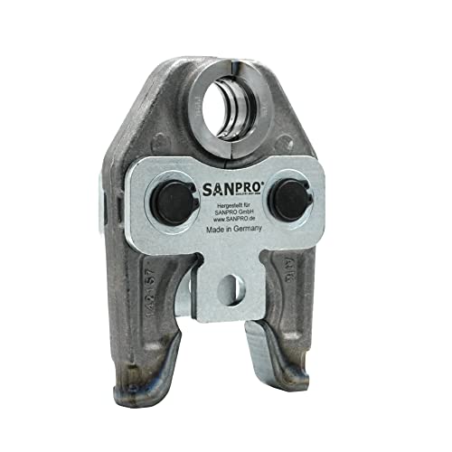 Sanpro Pressbacke/Presszange - TH - Profil, Größe TH 32 (Presszange Presskontur Kontur TH 16 20 32 26 THPRESS TH20 TH26 TH32 TH40 TH16 Verbundrohr pressen) von Sanpro