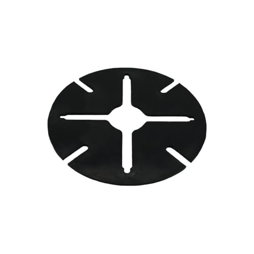 Sanpro 150 x Ausgleichsscheiben für Plattenlager | 2mm Dick - 117mm Ø | Stelzlager & Kieslager für Terrassenplatten zum Ausgleich von Höhendifferenzen | Made in Germany von Sanpro
