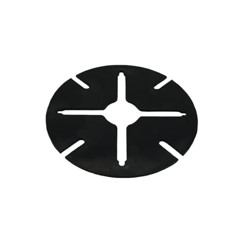 Sanpro 50 x Ausgleichsscheiben für Plattenlager | 2mm Dick - 117mm Ø | Stelzlager & Kieslager für Terrassenplatten zum Ausgleich von Höhendifferenzen | Made in Germany von Sanpro