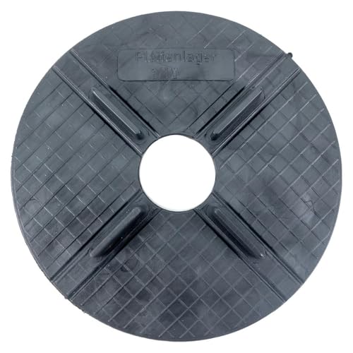 Sanpro Flaches Gummi Stelzlager - Plattenlager 3 mm Fuge / 10 mm Höhe, Anzahl 200 Stück (Pack à 200 Stück) von Sanpro