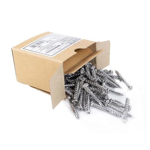 Sanpro Terrassenschraube aus Edelstahl mit Torx Kopf, Größe 5 x 50 mm, Anzahl 600 Stück, Perfekt geeignet für Holzbau Firmen, wie z.B. Zimmereien, Dachdecker, GaLa-Bauer (Pack à 600 Stück) von SANPRO