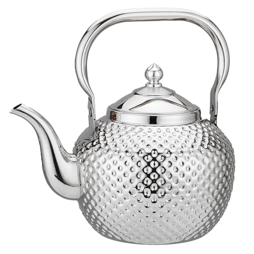 SANQIAHOME 2,0Liter Edelstahl-Teekanne mit Siebeinsatz, mit Teesiebgriff,Induktionsgeeignet Silber- SANQIAHOME 2,0Liter Edelstahl-Teekanne mit Siebeinsatz, mit Teesiebgriff,Induktionsgeeignet Silber- von SANQIAHOME